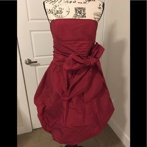 BCBG Red Taffeta Mini Dress